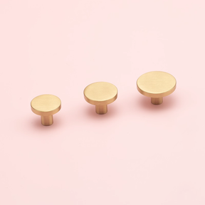 Modern Simple Brass Gold Cabinet Handles