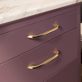 Minimalism Gold Zinc Alloy Cabinet Handles