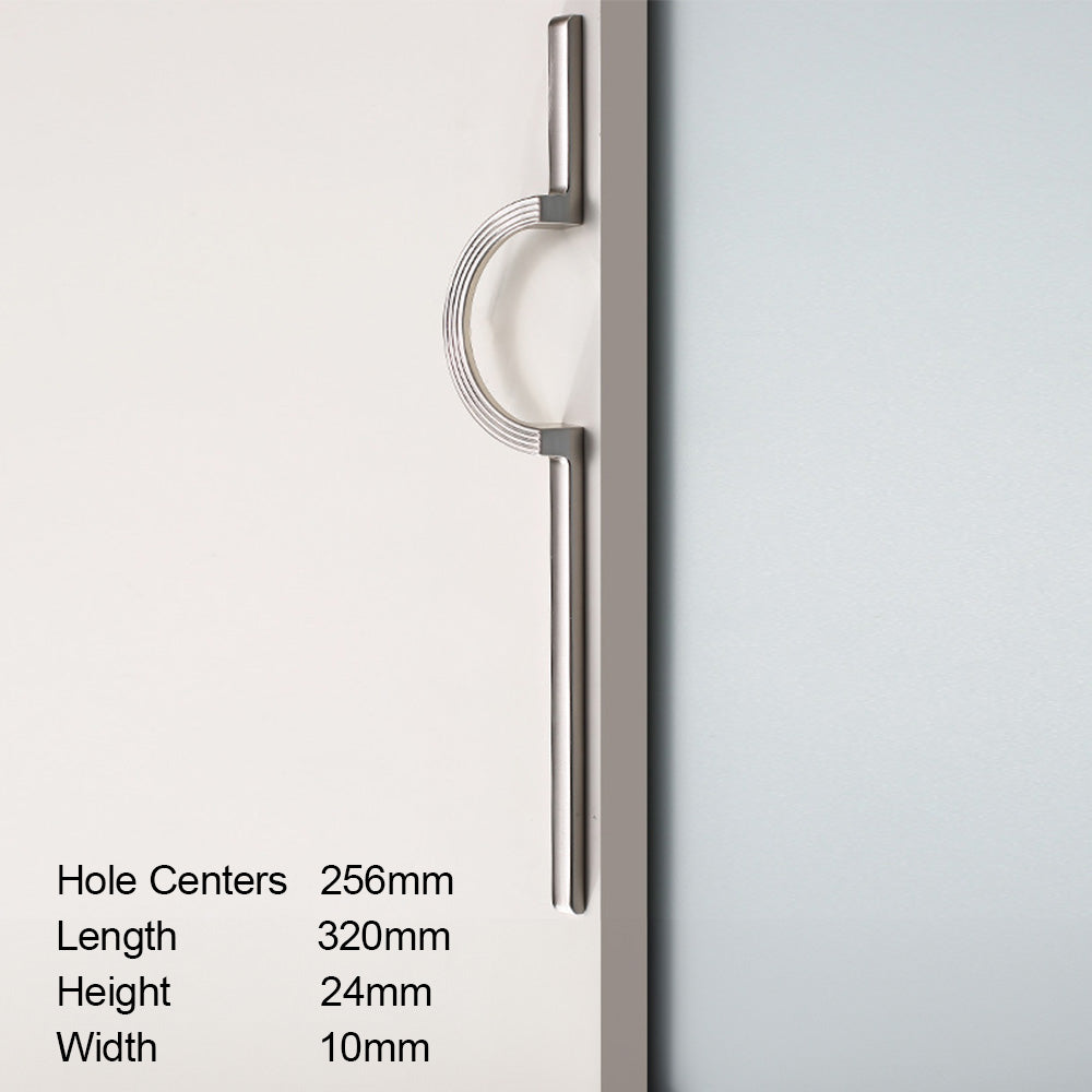 Modern Simple Semicircular Long Cabinet Door Handle