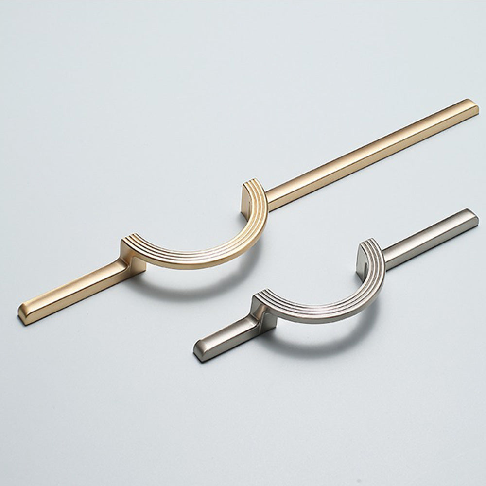 Modern Simple Semicircular Long Cabinet Door Handle