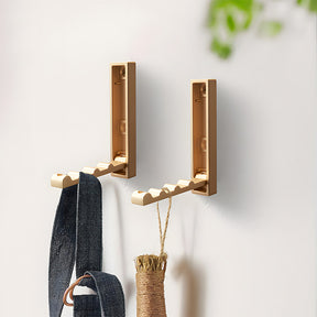 Invisible Foldable Coat Multi-Functional Single Hook For Bathroom