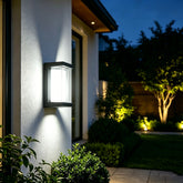 IP65 Waterproof Square Outdoor Wall Lamp for Patio Front Door Backyard