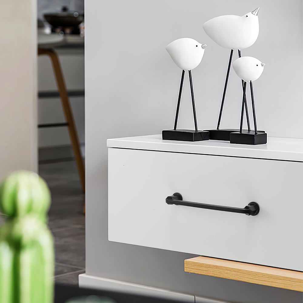 Simple Zinc Alloy Cabinet Wardrobe Handle