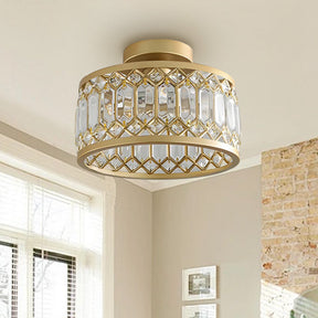 Contemporary Crystal Shade Ceiling Lighting