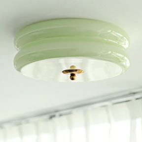 Art Deco Simple Cream Cake Ceiling Light