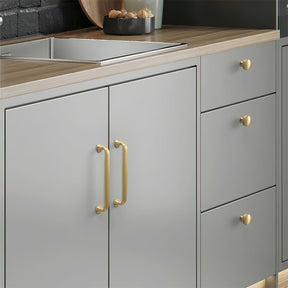 Modern Decorative Brass Cabinet Handles And Knobs For Kitchen