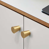 Modern Elegant Brass Kitchen Cabinet Handles