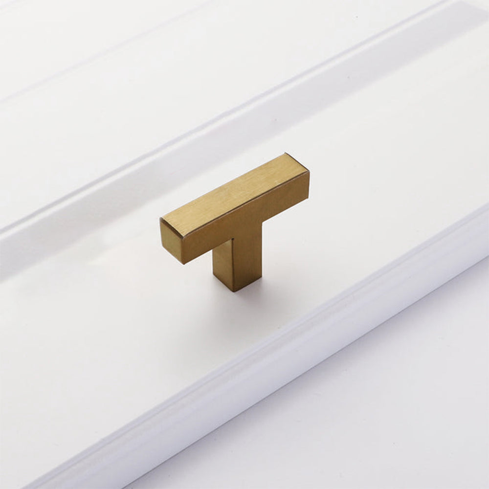 Champagne Bronze Square Bar Handles