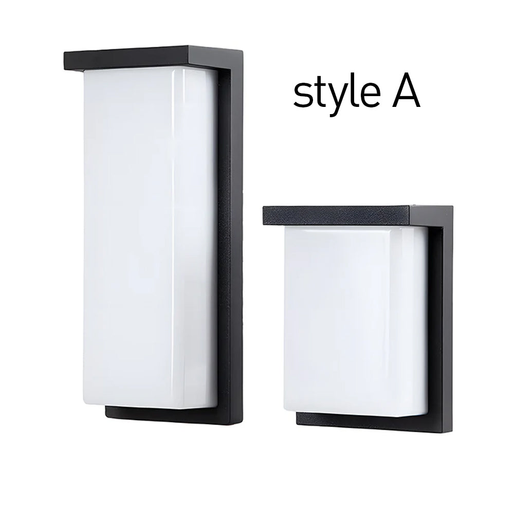 Modern Multi-faceted Light Source LED Outdoor Wall Light