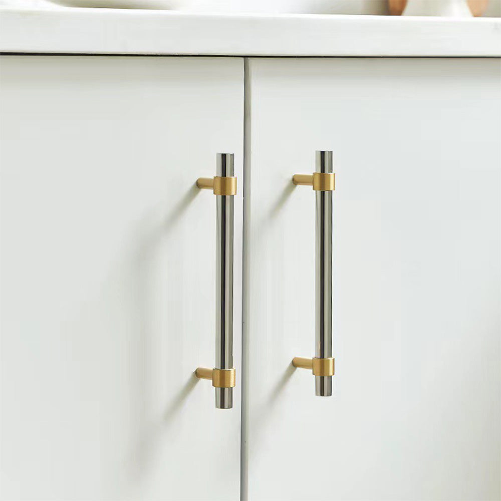 Modern Silver Drawer Handles Stainless Steel Cabinet Pulls