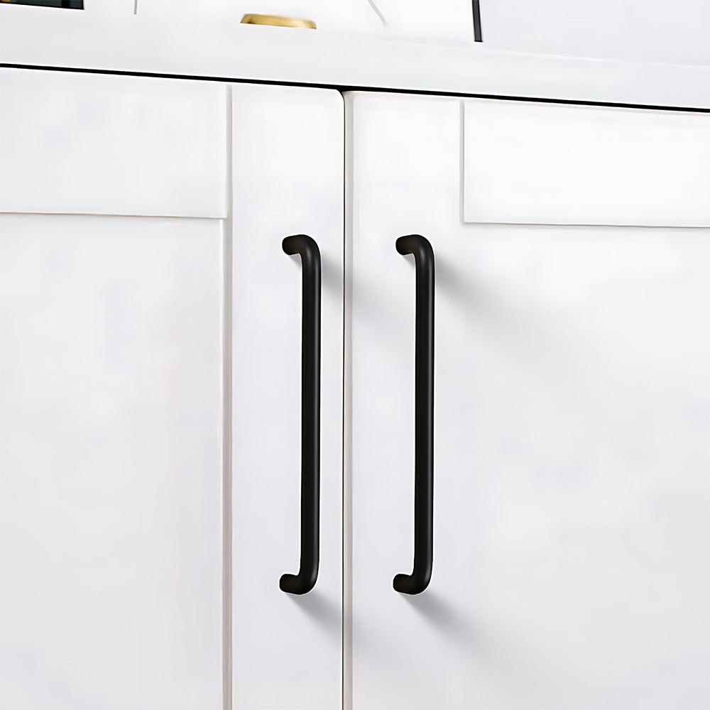 Simple Aluminum Alloy Round Arc Cabinet Handle