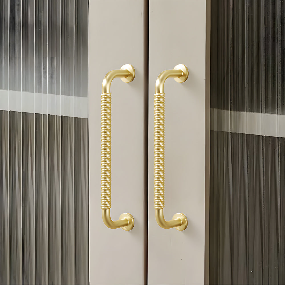 Modern Threaded Wardrobe Kitchen Cabinet Handles