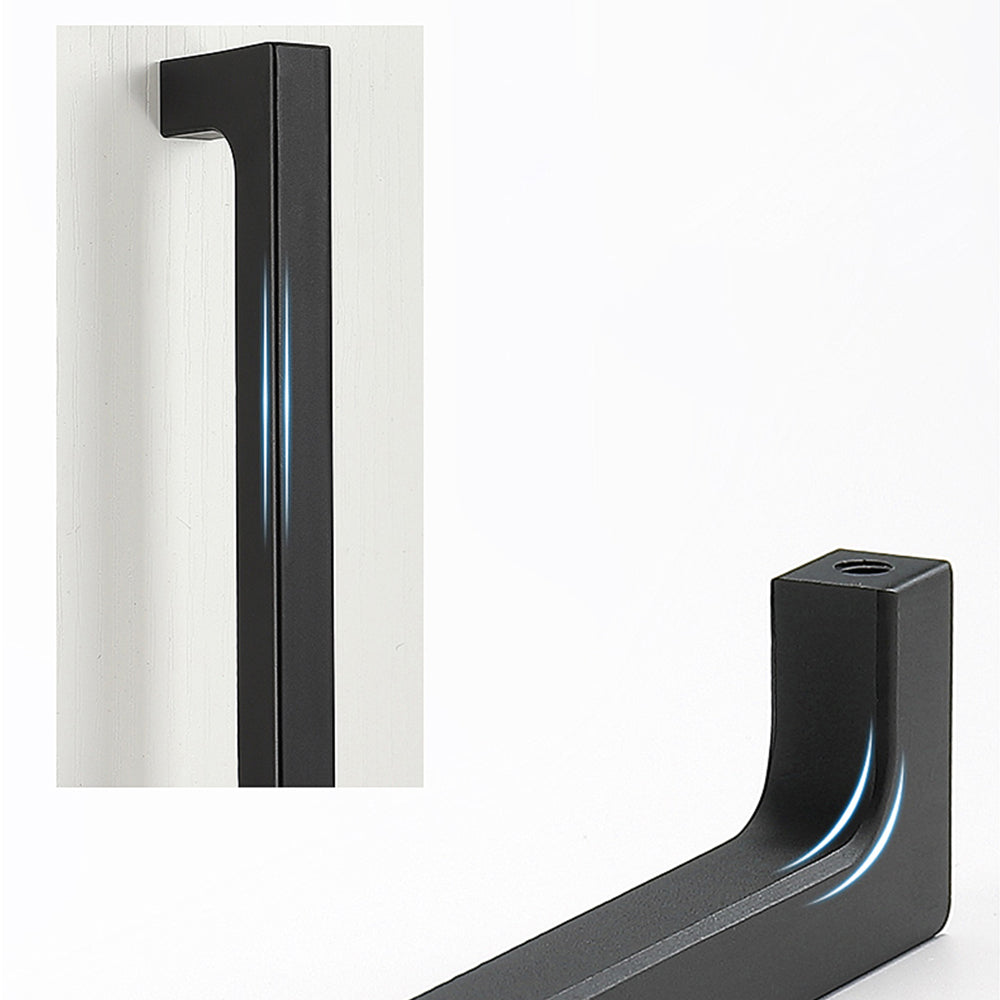 Black Simple Long Cabinet Handles