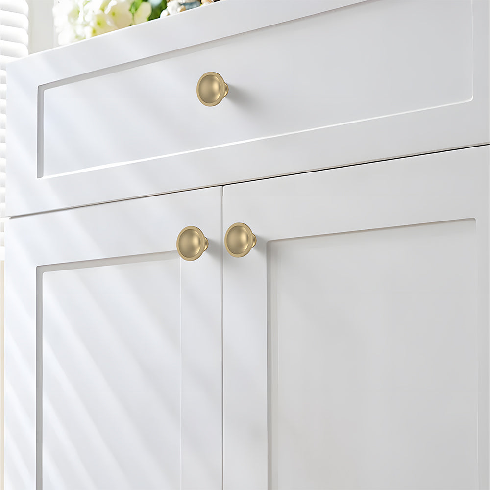 38mm Round Drawer Knob Kitchen Hardware for Dresser