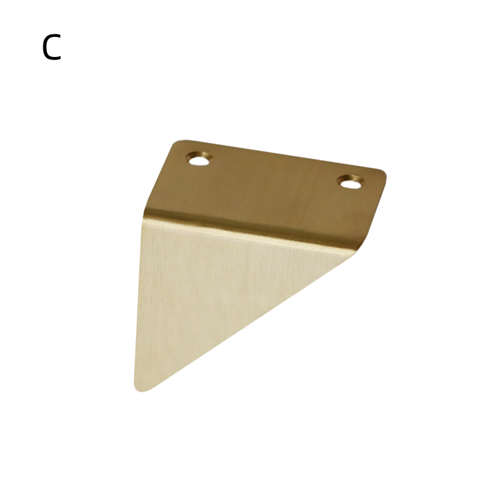 Triangle Solid Brass Hidden Drawer Handles