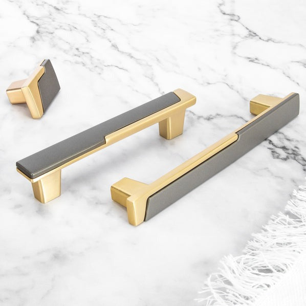 Modern Square Kitchen Bar Cabinet Pull Handles