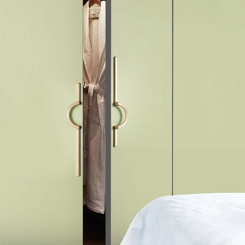 Modern Simple Semicircular Long Cabinet Door Handle