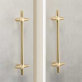 Modern Bright Silver Zinc Alloy Cabinet Pulls and Handles