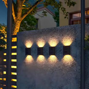 Waterproof Modern Solar Up Down Outdoor Wall Light