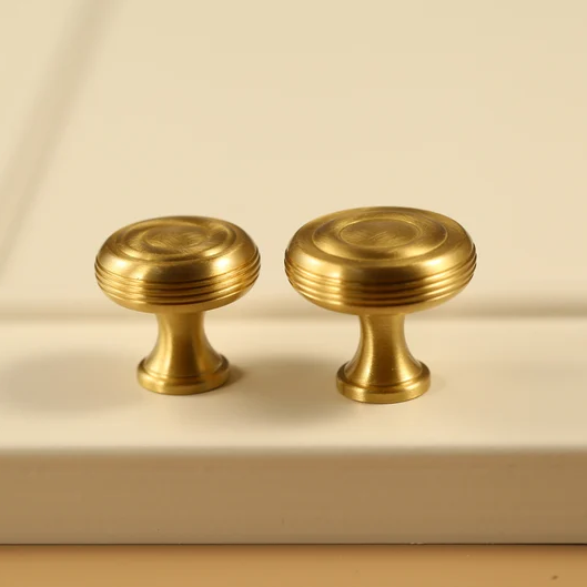 Vintage Brass Wardrobe Cabinet Door Handles