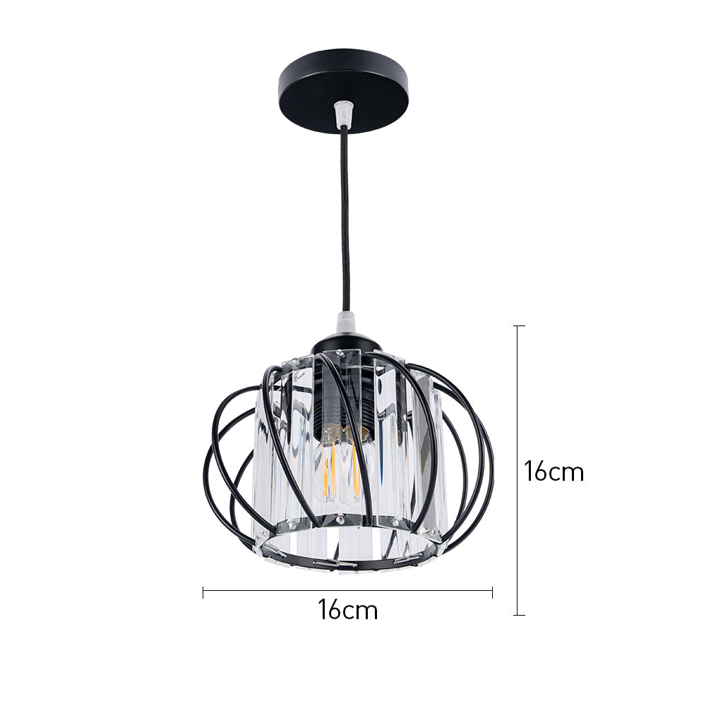 Nordic Simple Globular Glass Hallway Pendant Lighting