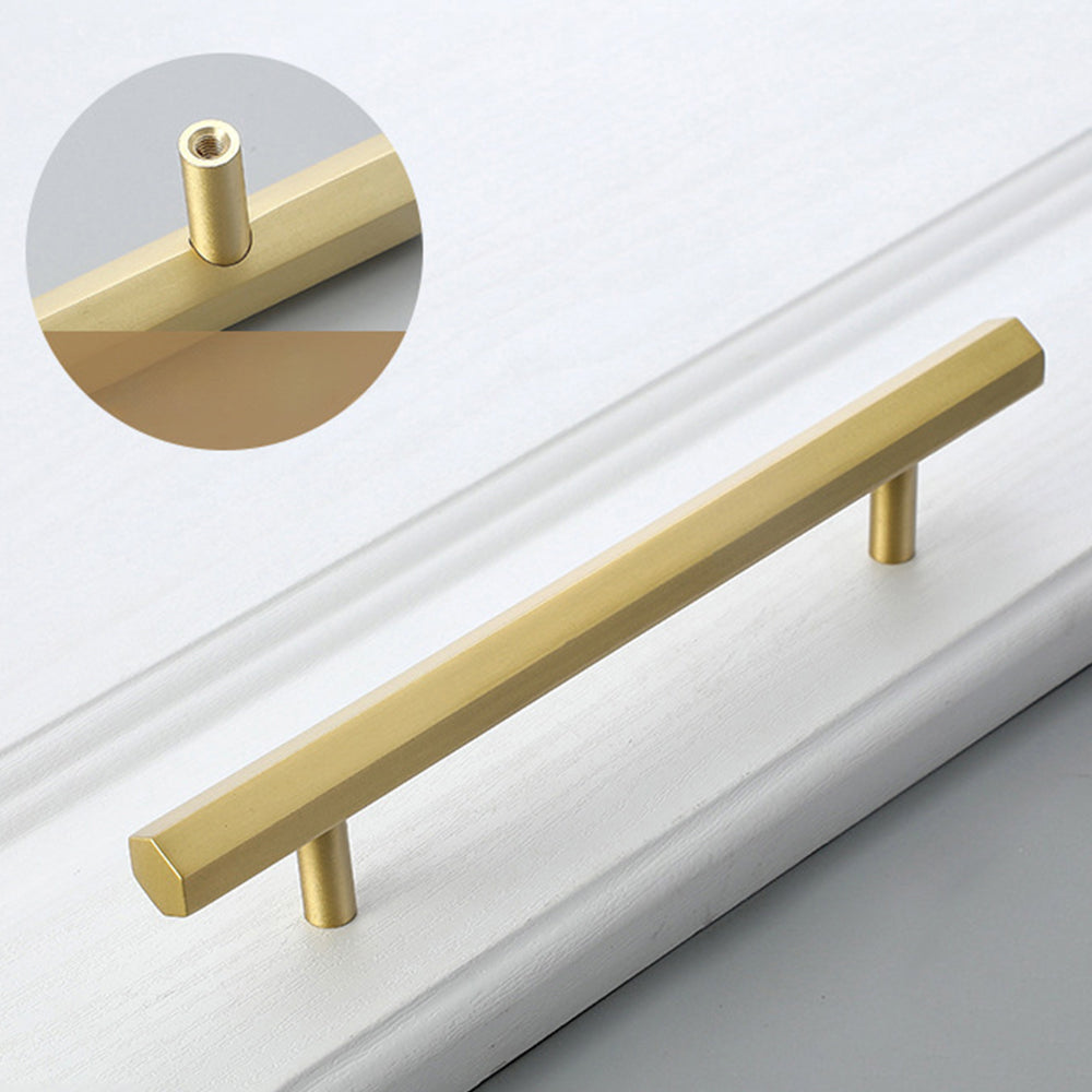 Brass Gold Cabinet Bar Pull and Knob for Kitchen