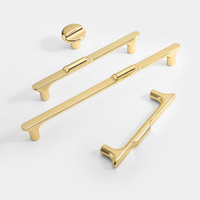 Modern Zinc Alloy T Bar Square Cabinet Pulls