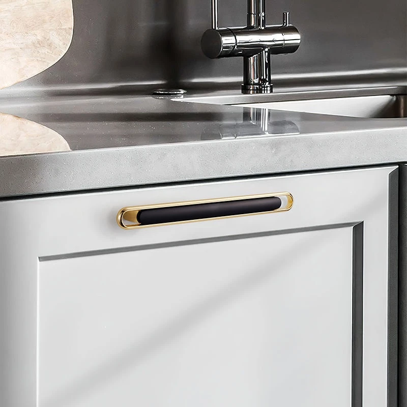 Gold Modern Simple Cabinet Door Handles