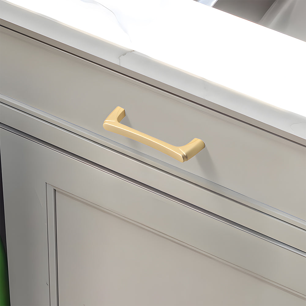 Simple Zinc Alloy Cabinet Wardrobe Handle