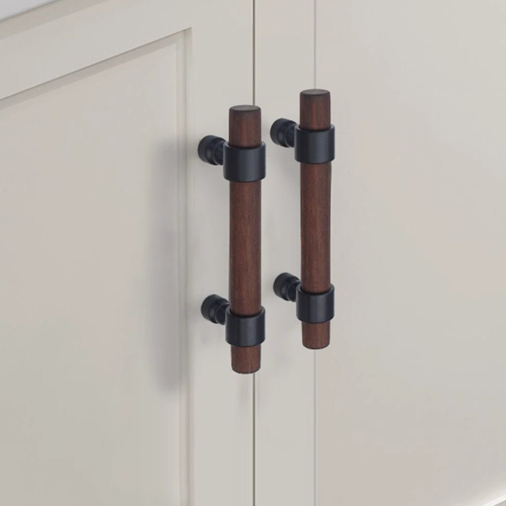 Solid Wood Walnut Furniture Handles