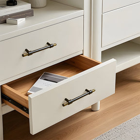 Solid Brass Knurled Kitchen T-Bar Cabinet Handles