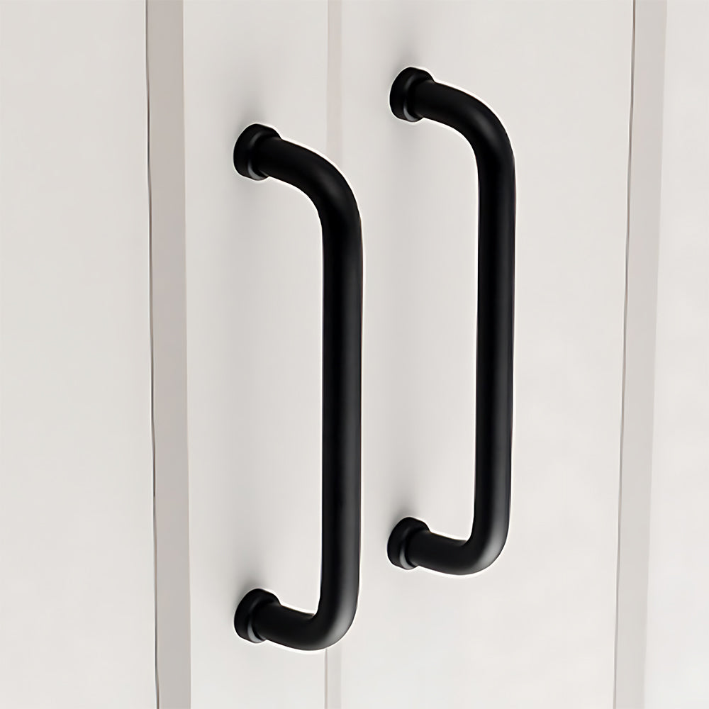 French Minimalist Rounded Arc Cabinet Handles