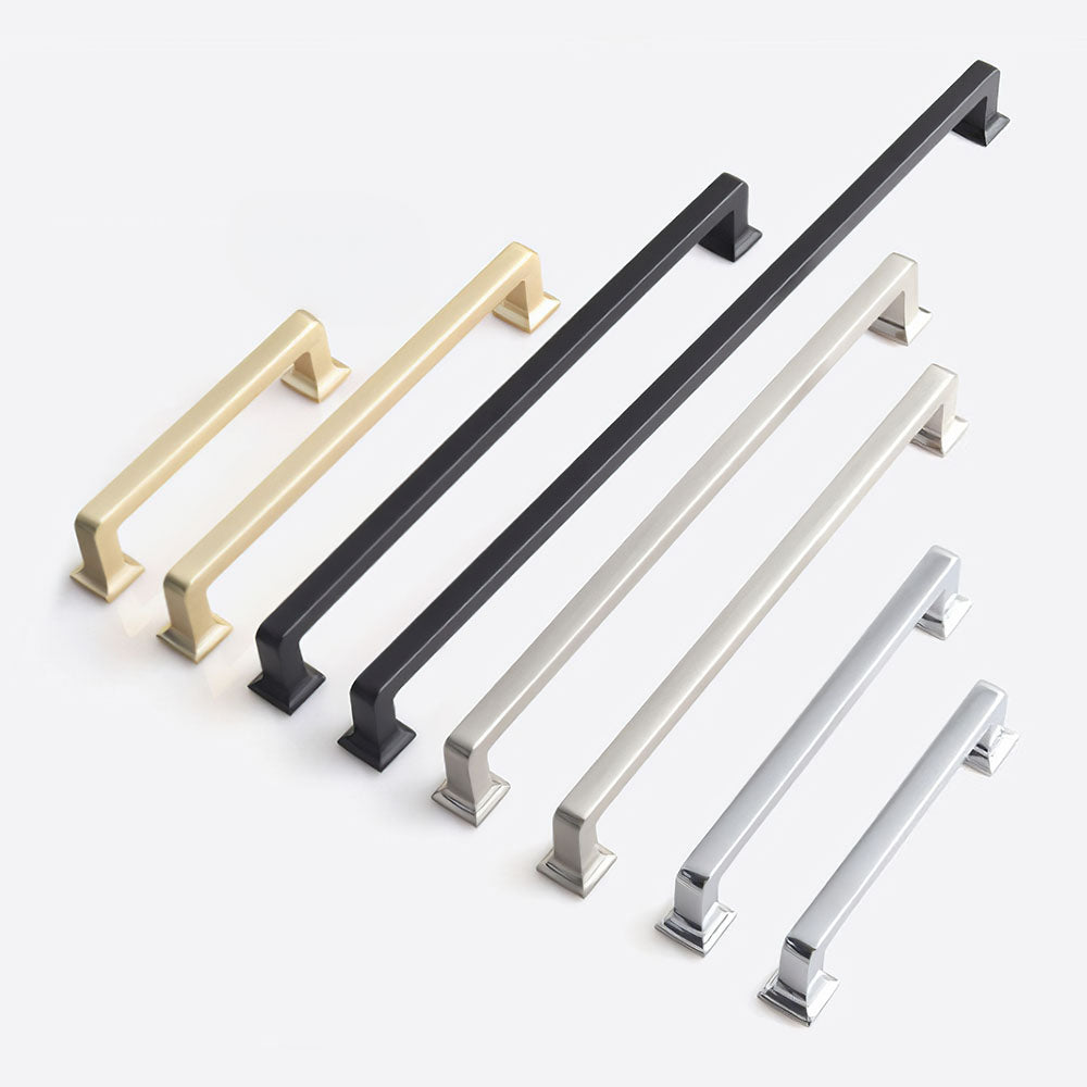 Modern Elegant Zinc Alloy Kitchen Cabinet Handles