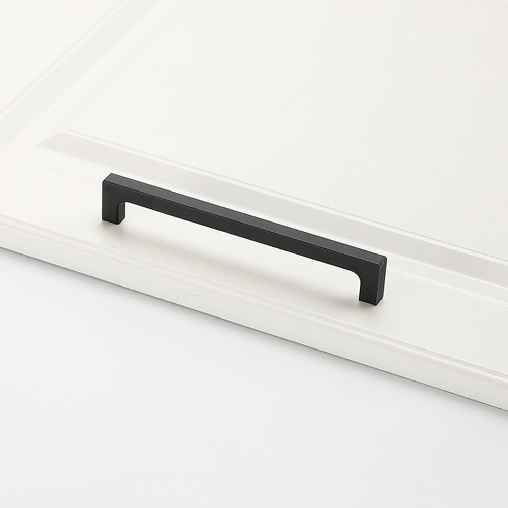 Black Simple Long Cabinet Handles