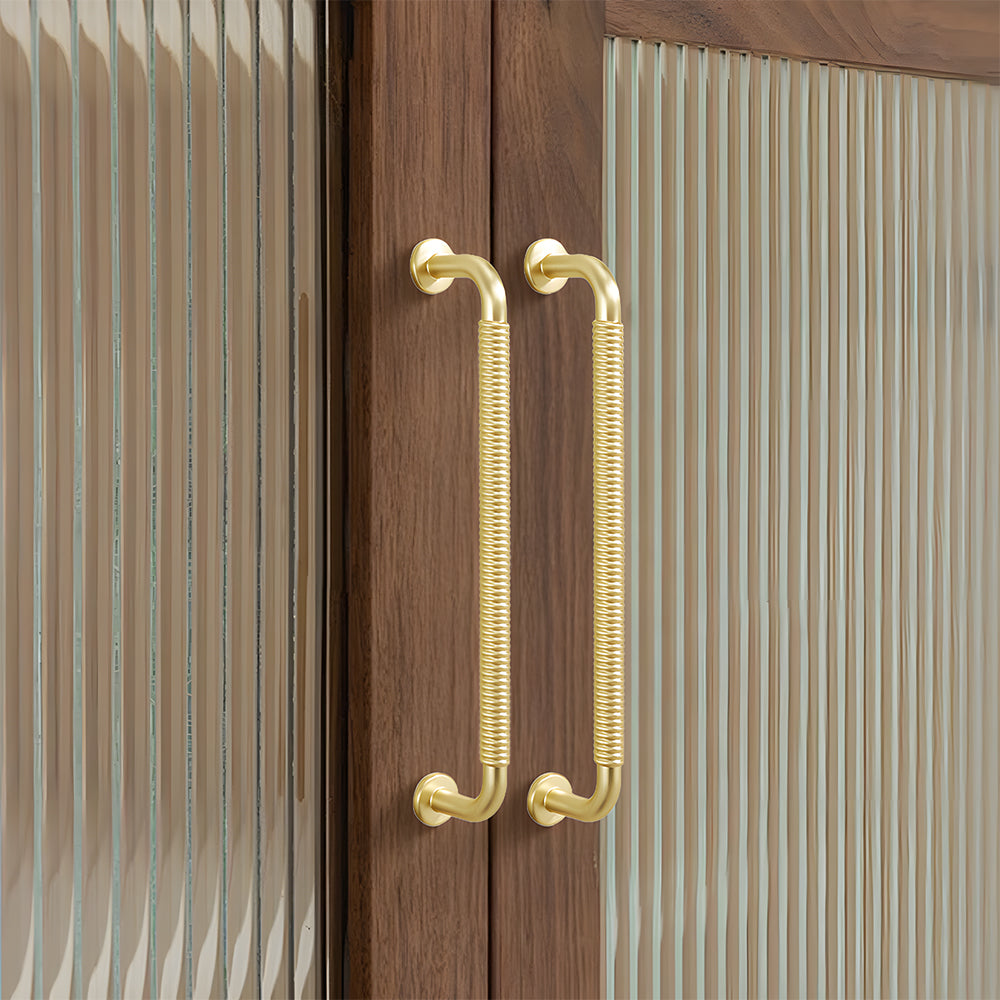 Modern Threaded Wardrobe Kitchen Cabinet Handles