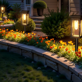 IP65 Waterproof Dusk to Dawn Sensor Solar Stake Lights