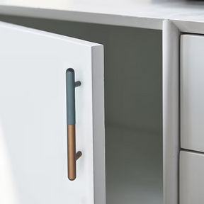 Stylish Color Matching Striped Aluminum Alloy Cabinet Handles