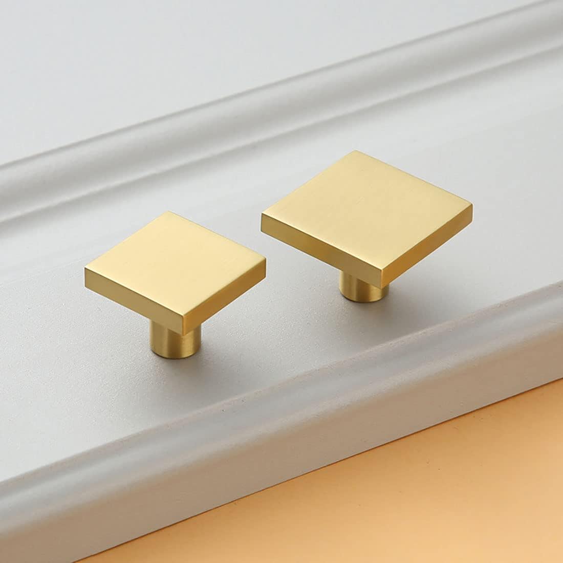 Modern Gold Solid Brass Kitchen Cabinet Handles