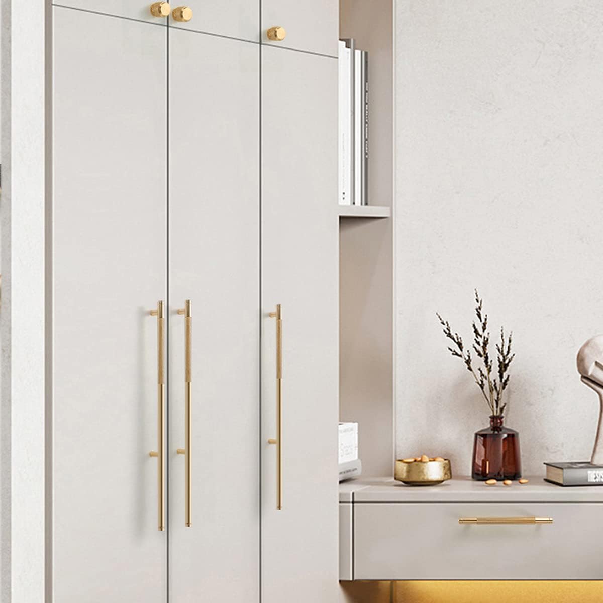 Aluminum Alloy Knurled Bar Pull Handles