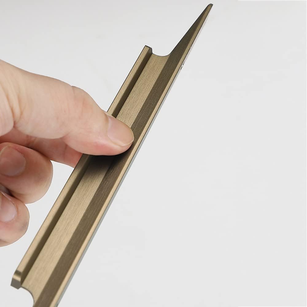 Modern Minimalist Finger Edge Pull Cabinet Handles
