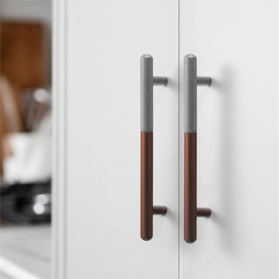 Two Tone Solid Cabinet Handles