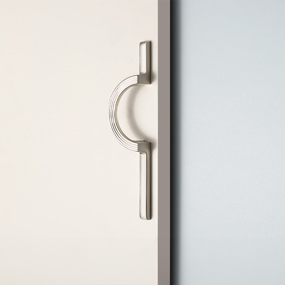 Modern Simple Semicircular Long Cabinet Door Handle