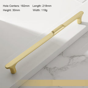 Modern Zinc Alloy T Bar Square Cabinet Pulls