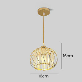 Nordic Simple Globular Glass Hallway Pendant Lighting