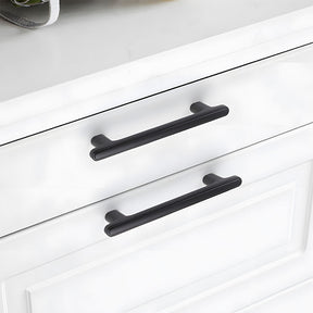 Modern Zinc Alloy T Bar Knobs & Grooved Bar Cabinet Pulls