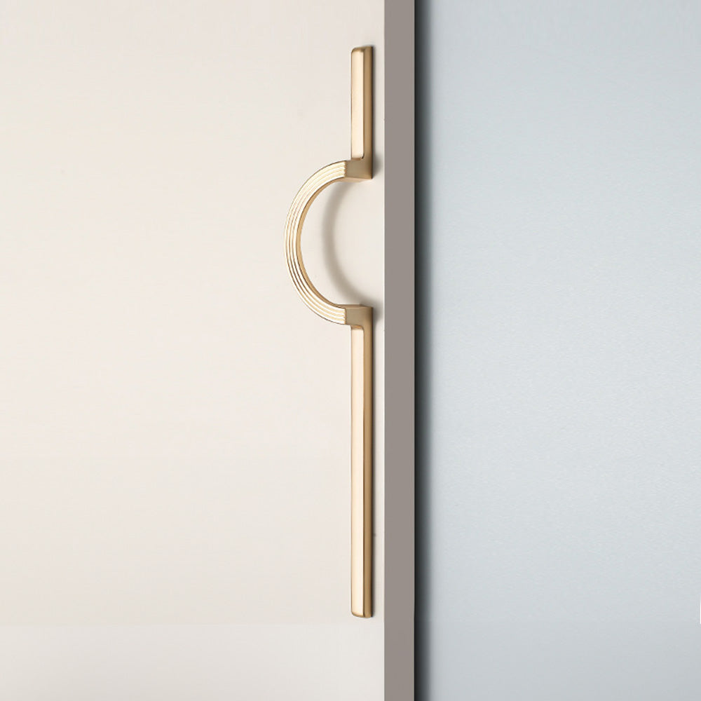 Modern Simple Semicircular Long Cabinet Door Handle