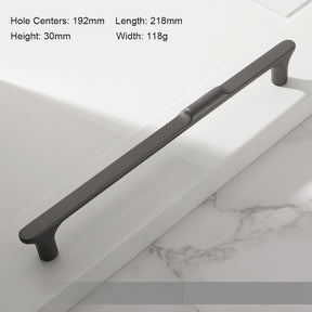 Modern Zinc Alloy T Bar Square Cabinet Pulls