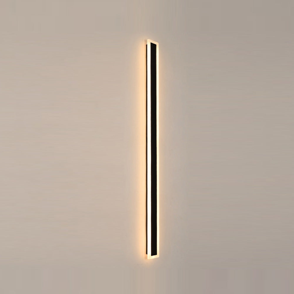 IP65 Modern Minimalism Decor Acrylic Black Outdoor LED Wall Lights