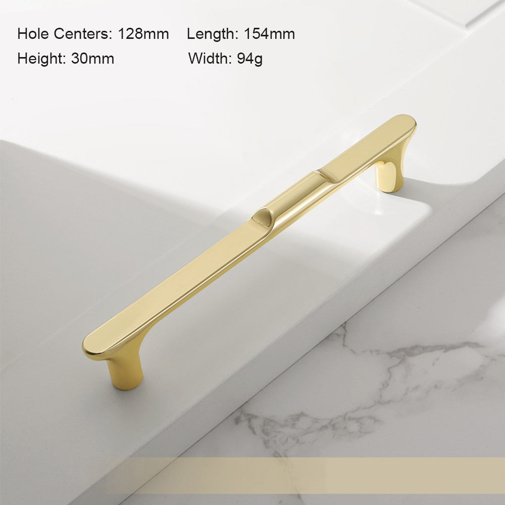 Modern Zinc Alloy T Bar Square Cabinet Pulls