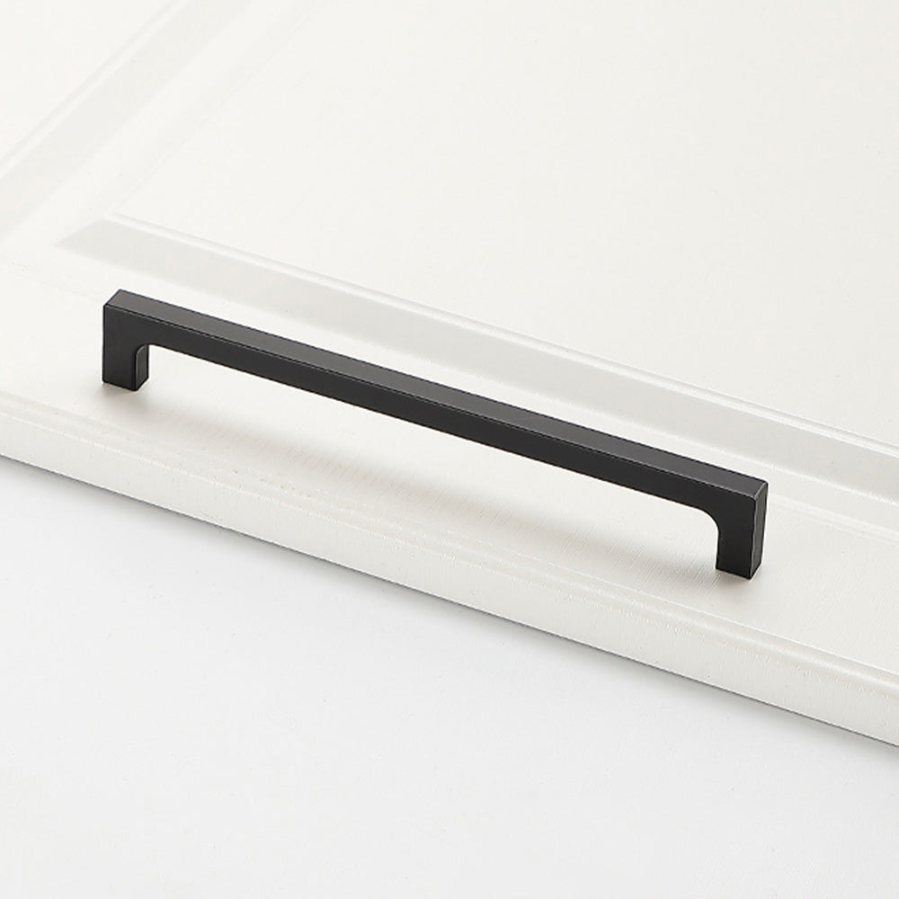 Black Simple Long Cabinet Handles